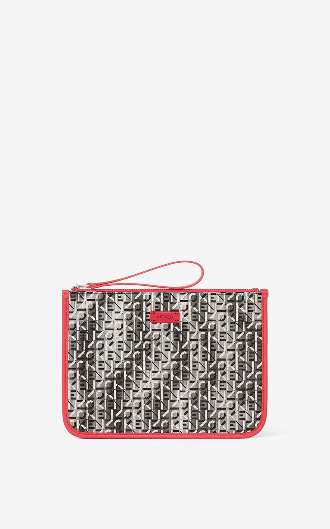 Kenzo Jacquard Courier Clutch Torbe Ženske - Koraljne - Hrvatska MYZFUH709